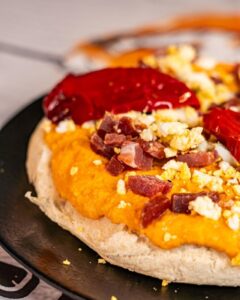 Tostada de salmorejo