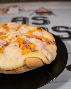 Tostada con queso